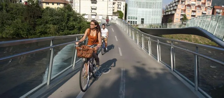 Cycling in Bolzano, bike friendly city