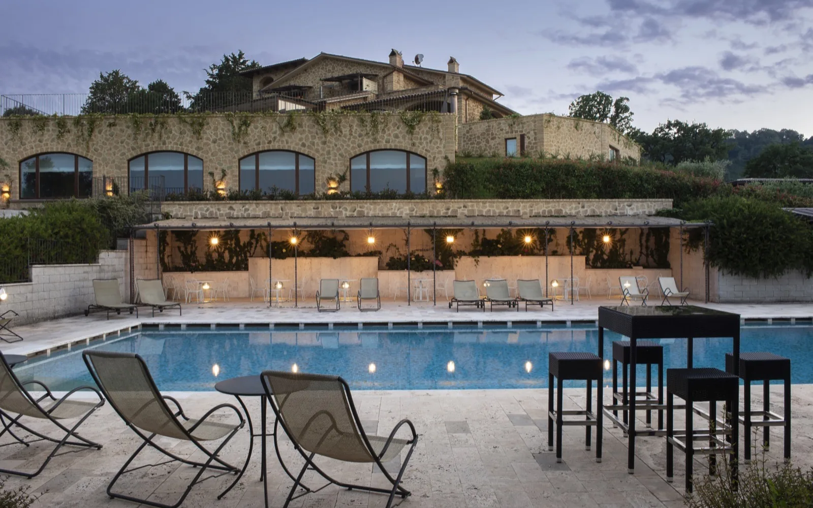 altarocca wine resort pool 