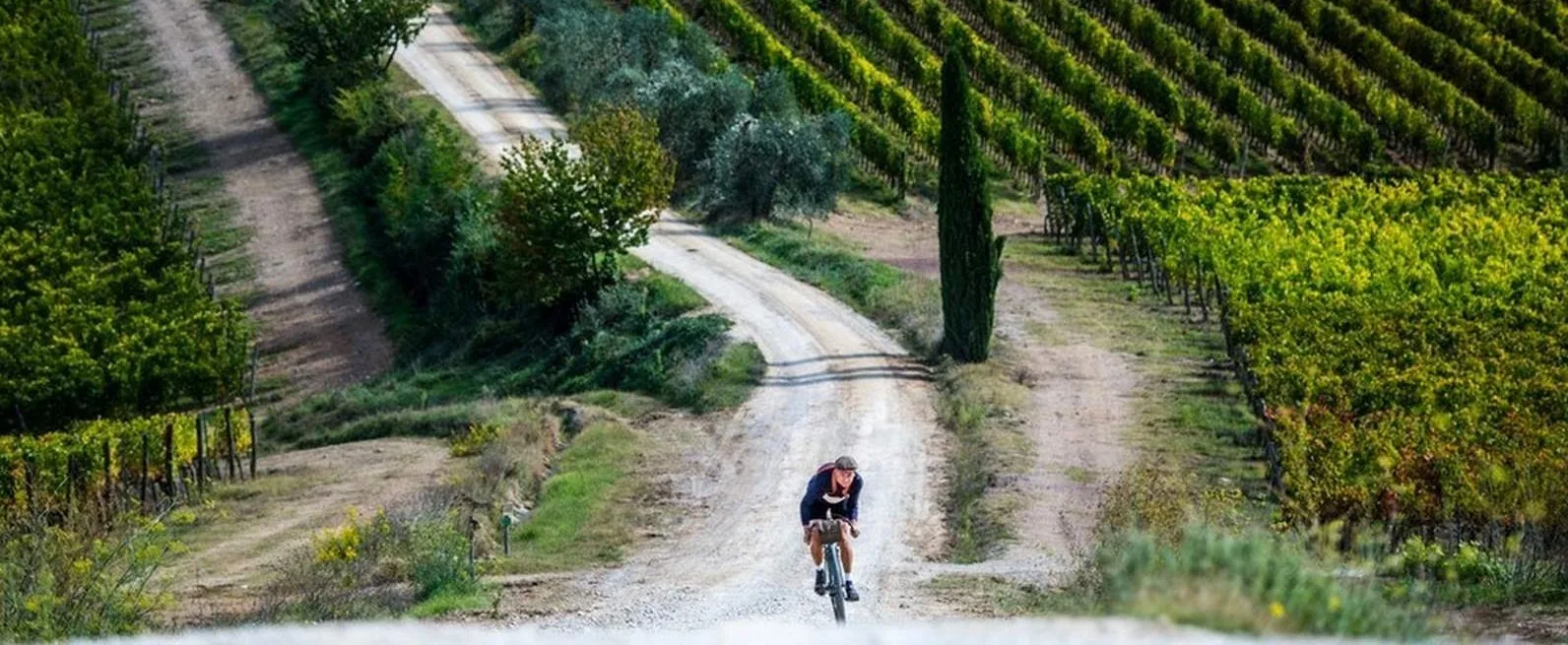 Val d’Orcia gravel: between mediaval villages and Champ Elysees
